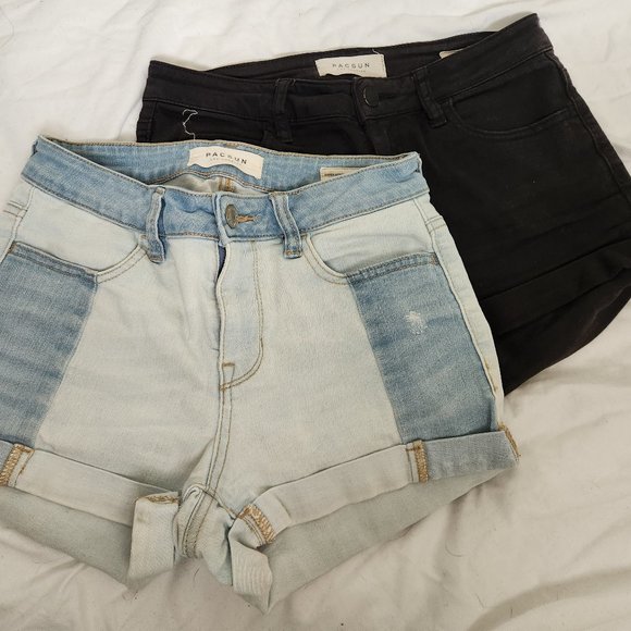 PacSun Super Stretch Shorty Short Shorts - Picture 4 of 4